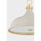 Hudson Valley Lighting Painted No. 1 Pendant in Aged Brass/Off-White by Mark D. Sikes MDS300L-AGB/OW - alternate 2
