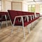 Flash Furniture Burgundy Fabric Stackable Church Chair with Arms XU-DG-60156-BUR-GG - alternate 2