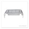 Mind Reader Raise Metal Mesh Monitor Stand with Drawer, 20in x 12in x 5.75in, Silver, Supports 25 lbs MESHMONSTA-SIL - alternate 2
