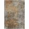 Homeroots 9' X 12' Gray Silver And Charcoal Abstract Washable Indoor Outdoor Area Rug 577653 - alternate 2