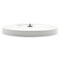 Leisuremod Manchester Modern Classy Design Round Silent Non-Ticking Wall Clock, White MCLR11W - alternate 2