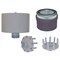 Solberg Filter Silencer, 5" MNPT Inlet, 800 cfm FS-275P-500 - alternate 1