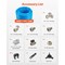 Vevor Air Compressor Line Kit 3/4'' x 200FT HDPE/Aluminum Shop Air Piping System Blue CAP 200ft - alternate 2