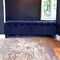 Homeroots 16" Navy Blue Upholstered Velvet Bench with Flip top 530665 - alternate 2