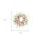 Homeroots 23" Pink and Green Artificial Peony Wreath 516105 - alternate 2