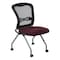 Office Star Products Folding Soft-Flex Frame Folding/Nesting, Burgundy 84220-227 - alternate 2