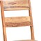 Homeroots Set of Two Brown Fabric And Wood Ladder Back Dining Side Chairs 565291 - alternate 3