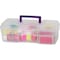 Akro-Mils Supply Storage Box, 12 in L, 6 in W, 4 in H AKM09912CLPUR - alternate 1