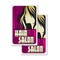 Signmission Hair Salon, Vinyl Decals Only 24 Inch x 36 Inch, Vinyl Decal, 2PK DSB-2436-2PACK-30384 - alternate 1
