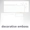Strathmore Photo Mount Cards & Envelopes, Decorative Embossed Border, 5x6.875 inch, 50PK P105-230-1 - alternate 2