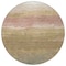 Homeroots 8' Tan And Beige Round Abstract Washable Indoor Outdoor Area Rug 618156 - alternate 3