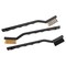 Performance Tool Performance Tool 6.7 in. Stiff Detail Brush set 3 pk 20140 - alternate 1