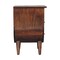 Homeroots 21" Brown Solid Wood Two Drawer Nightstand 701735 - alternate 2