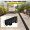 Vevor Drainage Trench Driveway Channel Drain Kit Plastic Grate-5.8"x5.2", 6PK PSG100*100*6M - alternate 2