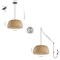 Jonathan Y Mateo 18" 1-Light Farmhouse Coastal Bamboo 180" Cord Plug-In or Hardwired LED Pendant, Brown JYL1403A - alternate 2