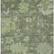 Homeroots 3' X 5' Fern Green And Olive Green Floral Washable Indoor Outdoor Area Rug 604120 - alternate 2