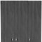 Homeroots 35" Dark Gray Two Drawer Combo Dresser 534934 - alternate 2
