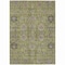 Homeroots 10' X 14' Olive Green Gray And Charcoal Oriental Washable Indoor Outdoor Area Rug 582109 - alternate 2