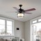 Jonathan Y Brantley 52" 2-Light Bohemian Farmhouse Iron LED CEILING FAN, Black JYL9619A - alternate 3