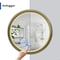 Fab Glass And Mirror Circle LED Mirror for Bathroom, Anti-Fog & Dimmable Touch Switch, 32inches, Gold, Tempered HC32RD-FG - alternate 3