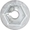 Auveco Washer Lock Nut #10-24 Diameter 5/8in - Zinc, 100PK 24165 - alternate 2