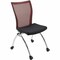 Mayline Training Chair Valor Training Chair, Hgh Back, No Arms, No Arms, 18-1/2" Height, Fabric, Black/Red TSH2BR - alternate 1