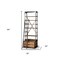 Homeroots 94" Brown Copper and Wood Ladder Bookcase 380586 - alternate 2