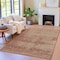 Homeroots 3' X 5' Pink And Ivory Geometric Washable Indoor Outdoor Area Rug 630507 - alternate 2