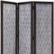 Homeroots 70" Brown Folding Three Panel Screen Room Divider 342749 - alternate 2