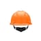 Msa Safety V-Gard Slotted Cap, HDPE, Fas-Trac III Suspension, Type I, Class E, Orange (11.8in L x 9in W) 489364 - alternate 3