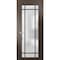 Sartodoors Solid French Door Frosted Glass Planum 2112 32x96 Solid Core Modern Interior PLANUM2112ID-CA-32 x 96-Butterfly - alternate 1