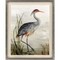 Homeroots Grey Heron Silver Frame Coastal Wall Art 416427 - alternate 1
