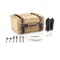 Picnic Time Family Of Brands Champion Picnic Basket, Black with Brown Accents 208-40-179-000-0 - alternate 2