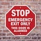 Signmission Exit Sign, Aluminum Metal Signs, 10 in W, 10 in H OC-A-5Pack-10-301 - alternate 2