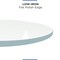 Fab Glass And Mirror 22in Round Ultra Clear Glass Table Top, Flat Edge, Low Iron Extra Clear Tempered Glass 1/4 I LI-22RT6THFL - alternate 4