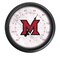 Holland Bar Stool Co Miami University (OH) Indoor/Outdoor LED Thermometer ODThrm14BK-08Mia-OH - alternate 1