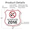 Signmission Dog Poop Shield Sign No Poop & Pee Zone, 12 Inch X 12 Inch, Aluminum Metal Sign SHI-A-12-375 - alternate 2