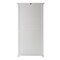 Homeroots 75in White Wood and Glass Double Door Storage Cabinet 397837 - alternate 3