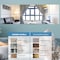 Fab Glass And Mirror Mirror Tiles for Wall -14x14 Pack of 12 | Frameless Wall Mirror | Full Body Wall Mirror | Home MT14x14-P12 - alternate 3