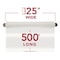 Gbc EZ Load Gray End Cap Laminating Roll Film, Gloss, 25in. x 500ft., 1.5 mil, 2PK 3000004EZ - alternate 2