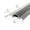 M-D Building Products 3-3/4 in. x 3/4 in. x 36 in. Silver Aluminum and Vinyl Heavy-Duty Low-Profile Threshold 08102 - alternate 2