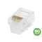 Monoprice Plug, Mod, RJ12, 6P6C, Round, Solid, PK50 7271 - alternate 2