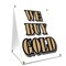 Signmission We Buy Gold, 36 Inch x 24 Inch A-frame Yard Sign, Plastic Sign SBC-2436-We Buy Gold - alternate 1