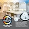 Cooper Lighting Halo RL Down Light, 14.3 W, 120 V, Aluminum/Steel, White, Matte RL56LS9FSD2W1EWH - alternate 2