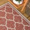 Jonathan Y Trebol Moroccan Trellis Textured Weave Red/Beige 2 ft. x 10 ft. Indoor/Outdoor Runner Rug SMB109C-210 - alternate 2