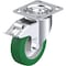 Blickle Swivel Plate Caster, PU, 5", Brake LK-ALST 125K-14-FI - alternate 1
