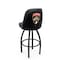 Holland Bar Stool Co Logo Grizzly Florida Panthers 25 in. Swivel Counter Stool with Black Wrinkle Finish L048 - alternate 1