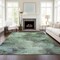 Homeroots 5' X 8' Green And Brown Abstract Washable Indoor Outdoor Area Rug 577620 - alternate 2