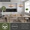 Vaxcel Berens 5 Light Matte Black Modern Farmhouse Drum Pendant Fixture with Rattan Cane Shade P0395 - alternate 3