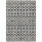 Homeroots 10' X 14' Gray Ivory And Gold Geometric Washable Indoor Outdoor Area Rug 612183 - alternate 2